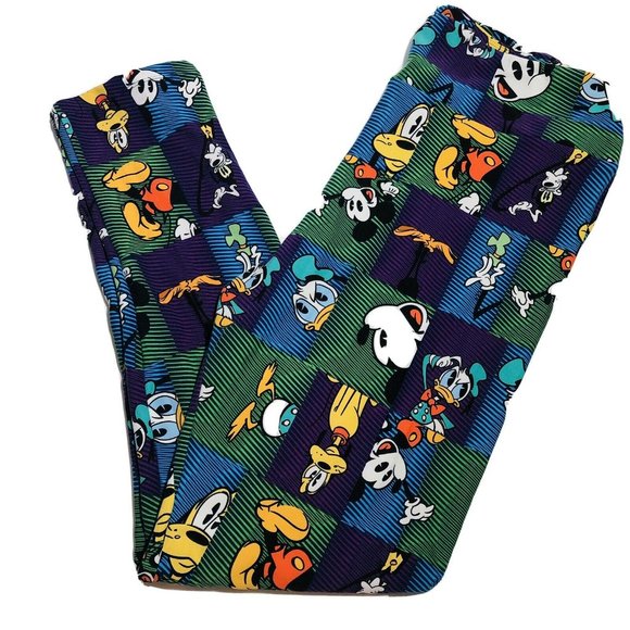 LuLaRoe Pants - Lularoe Disney Tall And Curvy Mickey Mouse Legging